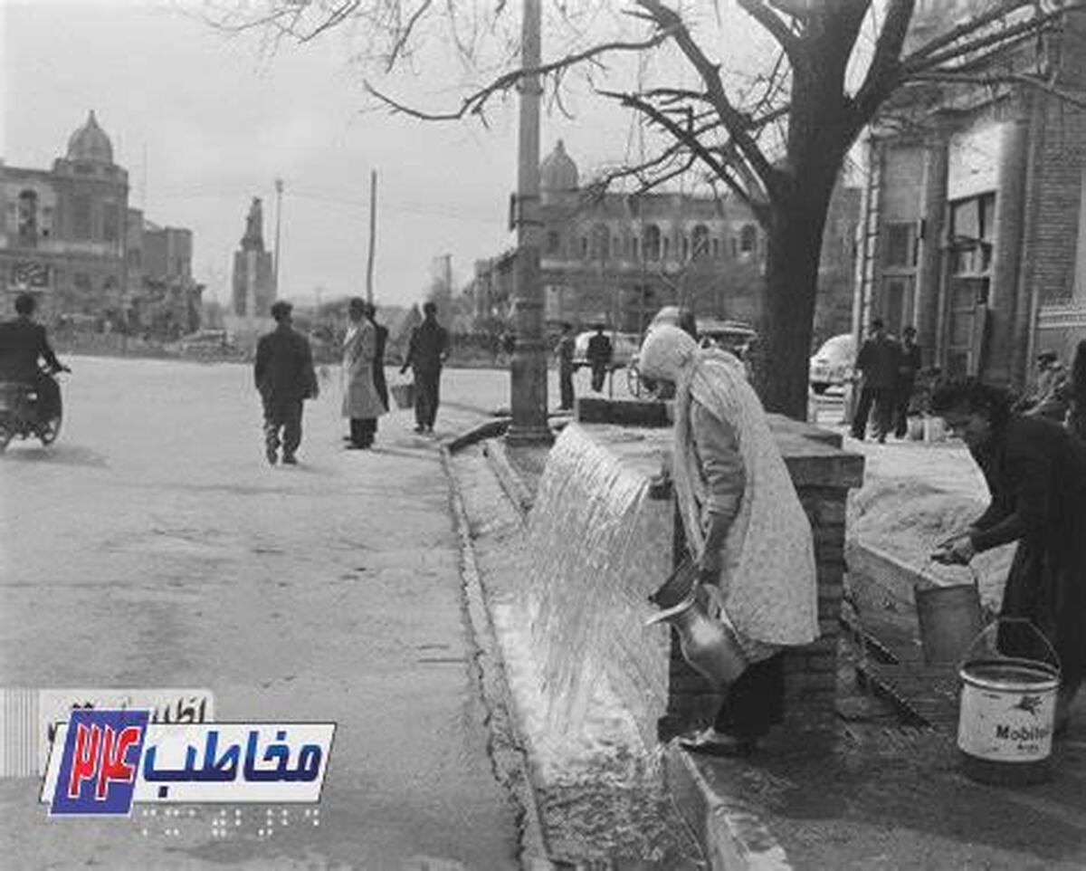 میدان حسن‌آباد تهران ۷۰ سال پیش