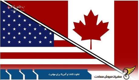 مقایسه ۳ تفاوت اساسی کانادا و آمریکا برای مهاجرت + جدول و جزئیات