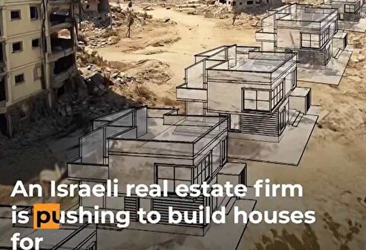 ویلاهای اسرائیل که در غزه ساخته می‌شود+ فیلم