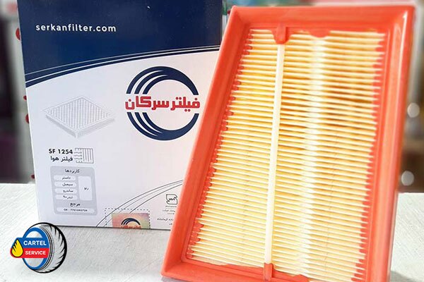 فیلتر هوا خودرو سرکان در کارتل سرویس فیلتر هوا خودرو سرکان در کارتل سرویس