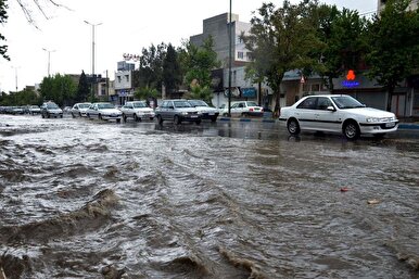 آبگرفتگی در برخی مناطق مشهد