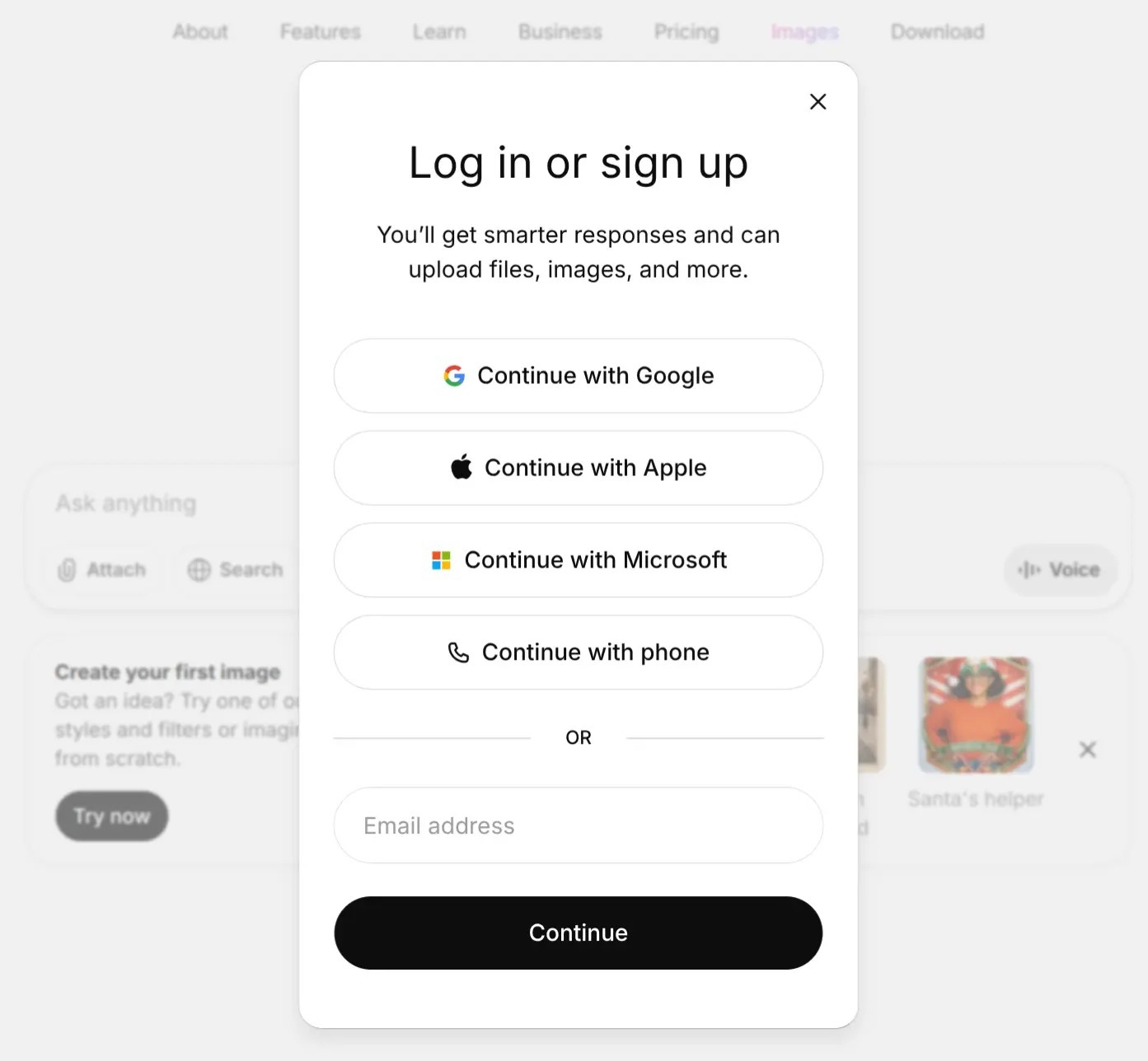 از بالای صفحه سمت راست log in را انتخاب کنید تا وارد صفحه زیر شوید