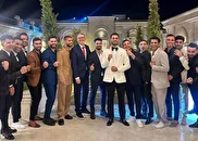 عکس: عروسی کاپیتان پرسپولیس با حضور همبازیانش
