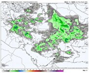بارش برف و باران در پایتخت