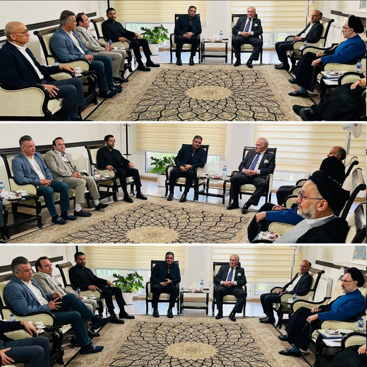 دیدار حمید استیلی با سید محمدخاتمی