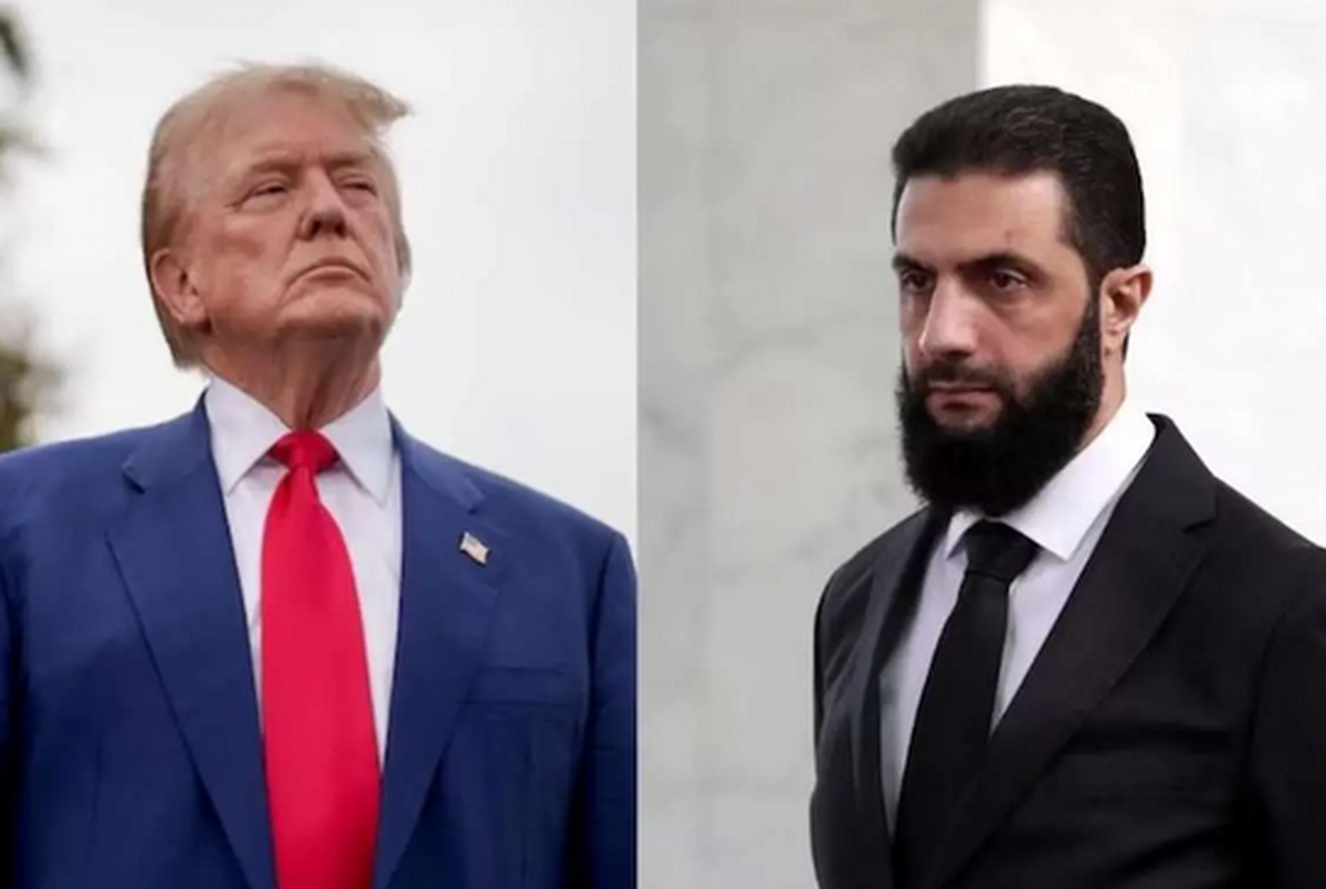 دیدار جولانی و ترامپ