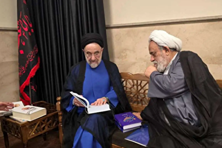 شیخ حسین انصاریان به چه دلیل با سید محمد خاتمی دیدار کرد؟ توضیح داد! ببینید