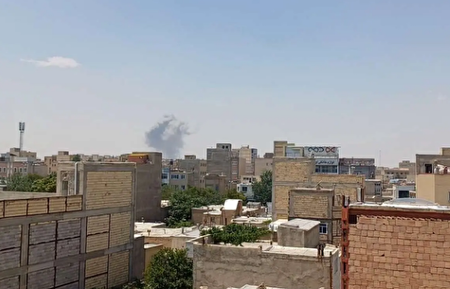 مشاهده دود غلیظ اطراف تبریز
