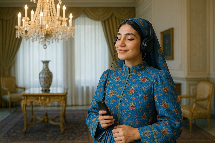از راهنمای صوتی و رایگان کاخ نیاوران لذت ببرید!