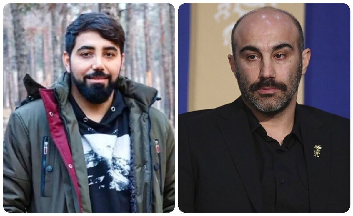 تصاویر محسن تنابنده در تشییع برادرزاده شهیدش