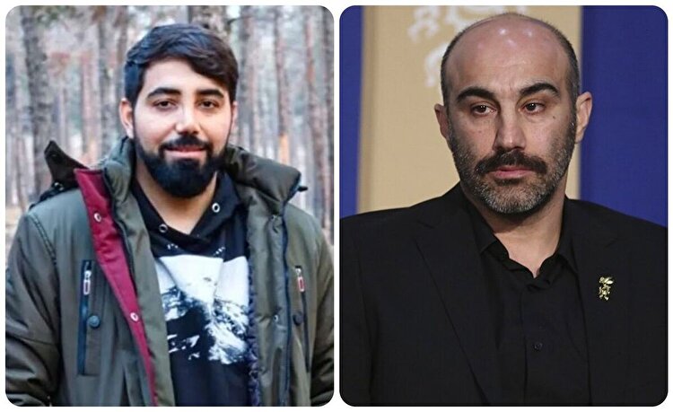 تصاویر محسن تنابنده در تشییع برادرزاده شهیدش