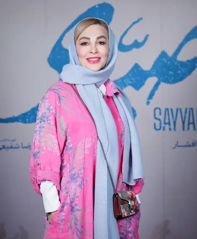 ژیلا صادقی با استایلی چشمگیر در اکران «صیاد»