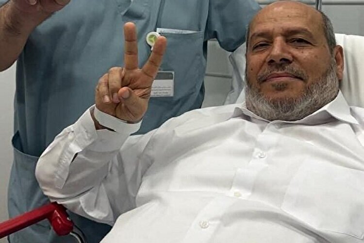 انتشار تصویر خلیل الحیه پس از ترور نافرجام در قطر