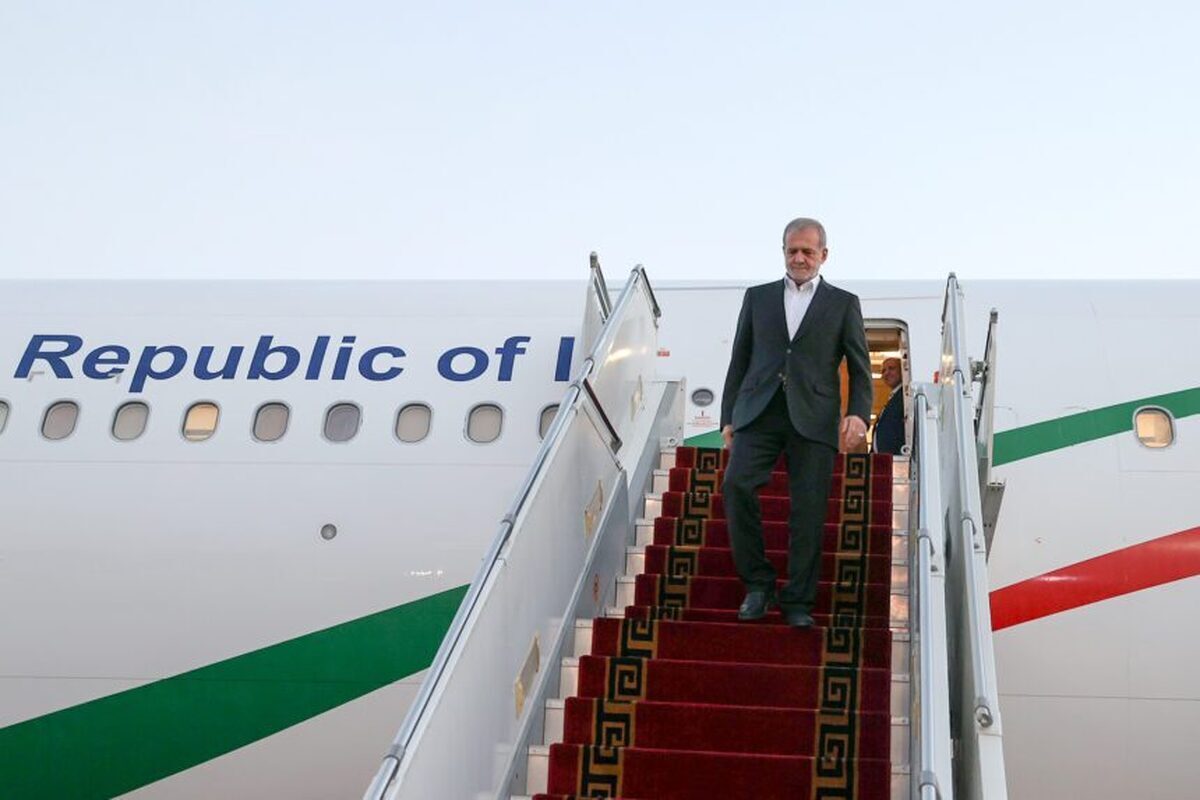 ورود دکتر پزشکیان به نیویورک برای اجلاس سازمان ملل+ فیلم