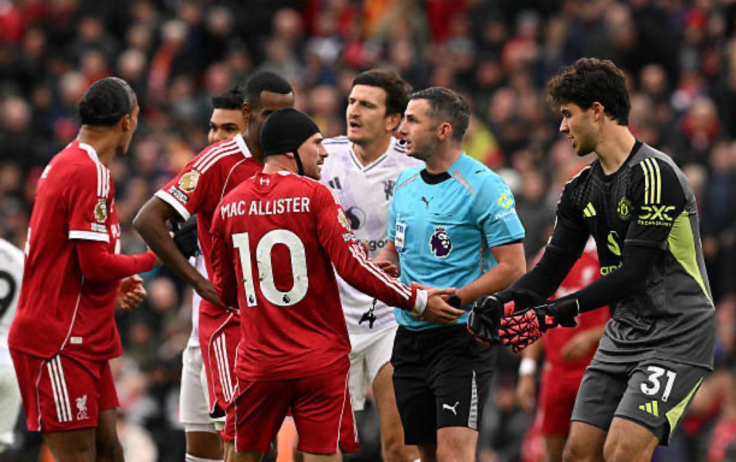 شوک در آنفیلد؛ منچستریونایتد با ضربه مگوایر لیورپول را سرنگون کرد!