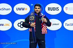 فرخی قهرمان جهان شد؛ شادی او توجه جهانیان را جلب کرد+ فیلم