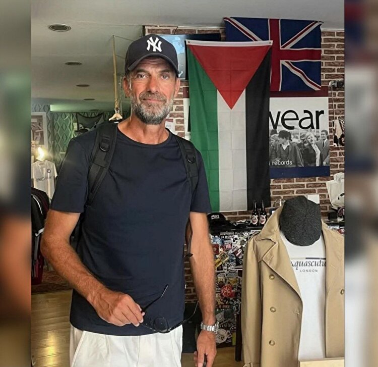 یورگن کلوپ با انتشار یک پست، همبستگی خود با فلسطین را اعلام کرد