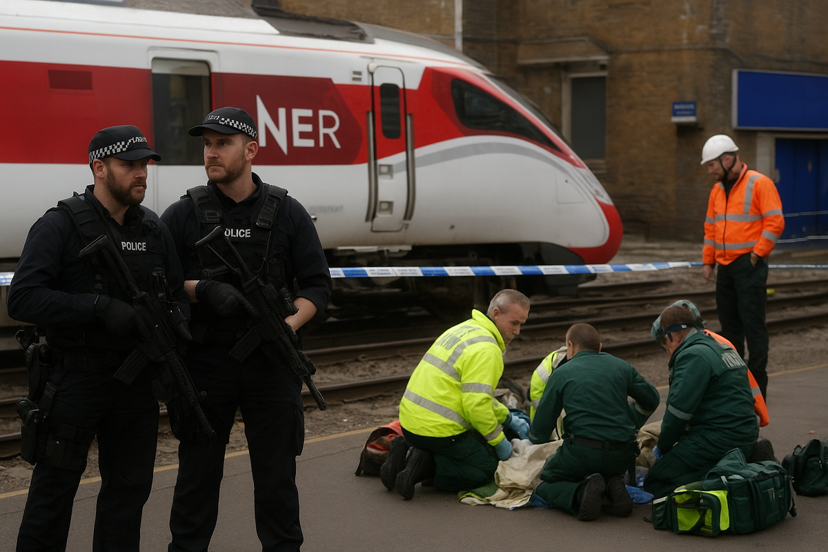 حمله خونین با چاقو در قطار سریع‌السیر انگلیس؛ ۱۰ زخمی