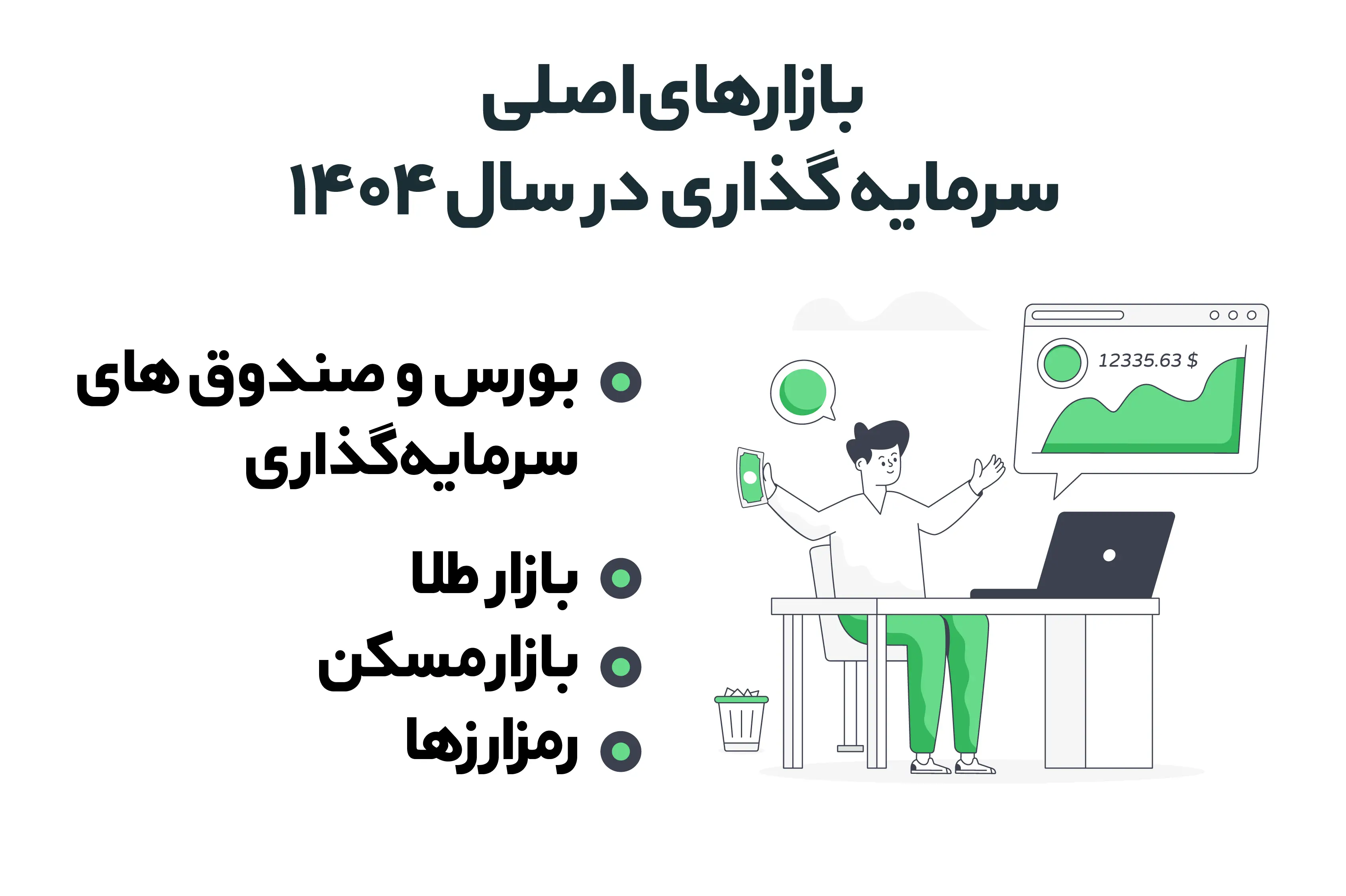 بازارهای اصلی در سرمایه گذاری در سال 1404