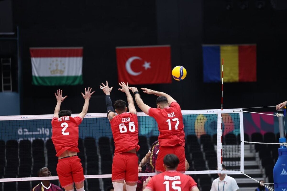 پیروزی قاطع والیبال ایران مقابل قطر