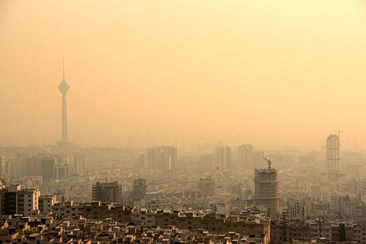 هوای تهران نارنجی شد