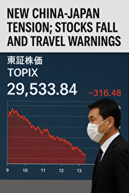 تنش تازه چین و ژاپن؛ سقوط سهام و هشدارهای سفر