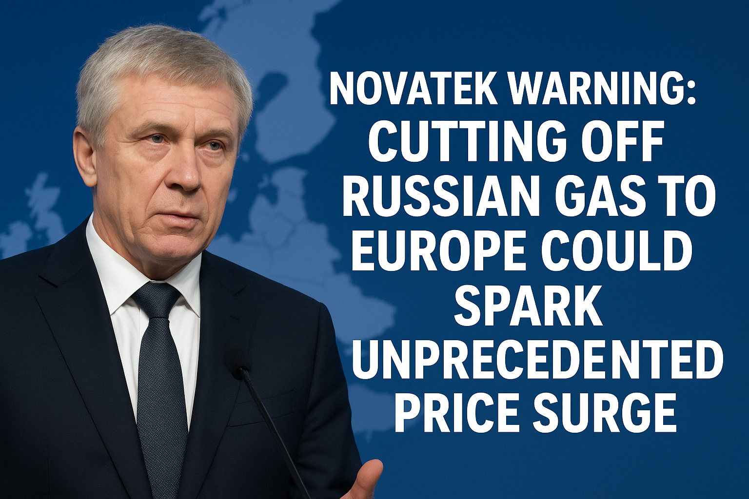 هشدار نوواتک: قطع گاز روسیه به اروپا باعث افزایش بی‌سابقه قیمت‌ها می‌شود