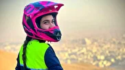 حادثه برای دختر موتورسوار در پیست آزادی تهران