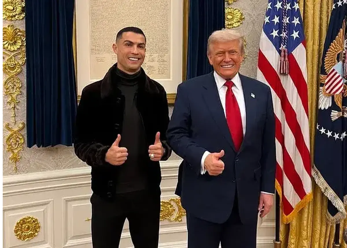 ترامپ ویدیوی بازی خود با رونالدو را منتشر کرد