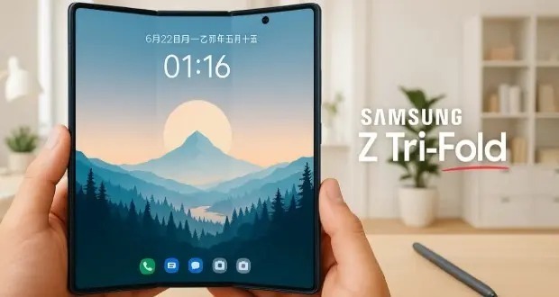 تصاویر گوشی Z Tri-Fold سامسونگ منتشر شد