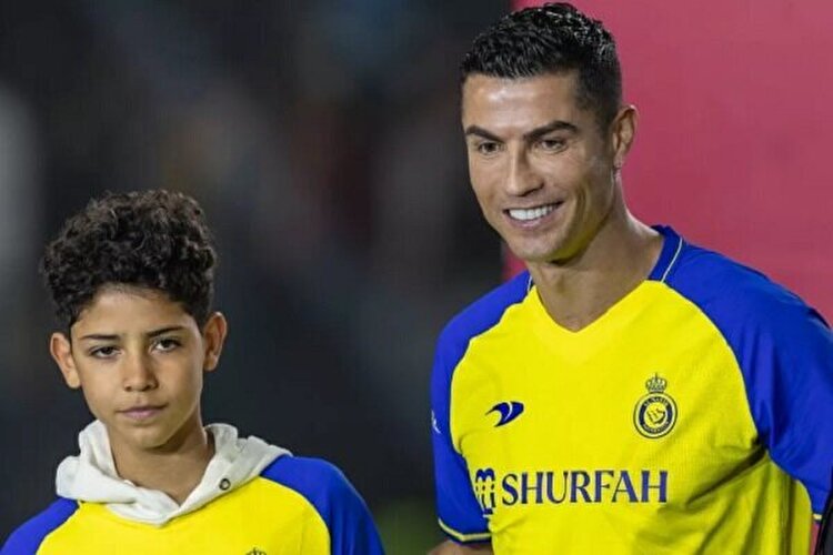 هدیه خاص رونالدو به پسرش+ عکس
