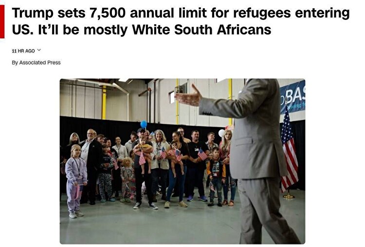 ترامپ سقف پذیرش پناهندگان را کاهش داد