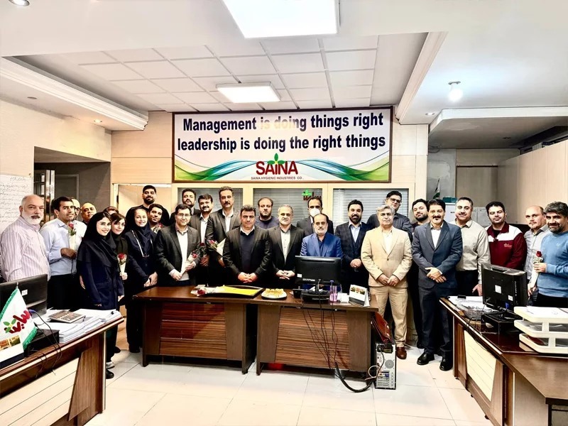 گرامیداشت روز حسابدار در شرکت صنایع بهداشتی ساینا