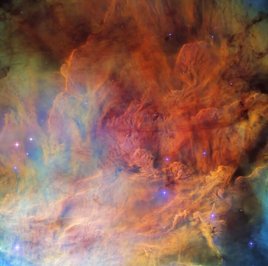 تلسکوپ هابل یک ابر کیهانی عظیم را در ماه نوامبر ثبت کرد.
