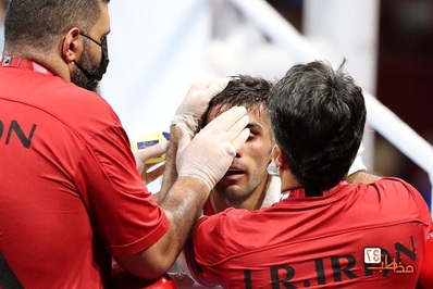 عکس + المپیک ۲۰۲۰ توکیو، دانیال شه بخش بوکسور ایران با صورت خونی پیروز شد