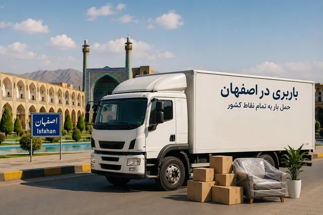 باربری در اصفهان؛ راهنمای انتخاب خدمات حمل بار و اسباب‌کشی