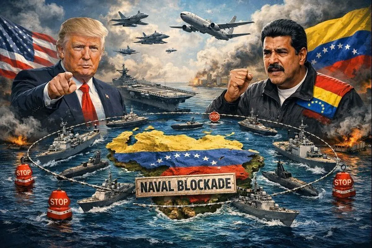 ترامپ فرمان محاصره کامل ونزوئلا را صادر کرد؛ نفتکش‌ها در تیررس ناوگان دریایی آمریکا
