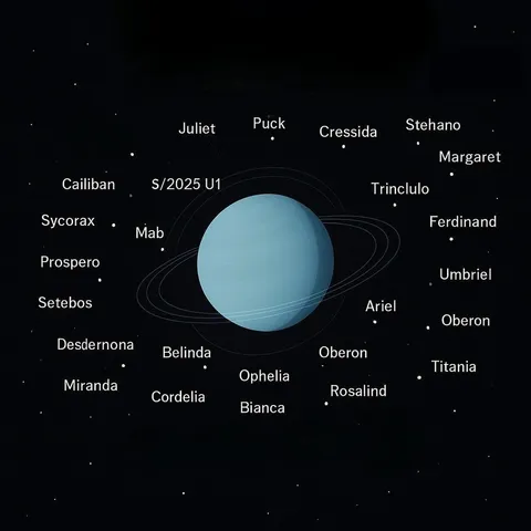 کشف ماه جدید در مدار اورانوس توسط ناسا