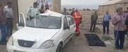 چپ شدن وحشتناک یک تیبا در جاده فراهان + عکس