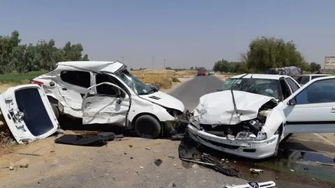 ۸۲۷ فقره تصادف فقط در یک ماه!