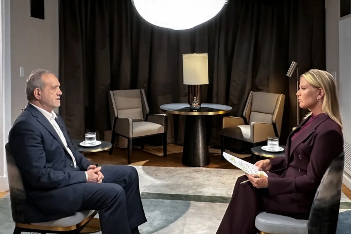 گفت‌وگوی پزشکیان با شبکه فاکس‌نیوز+ فیلم