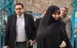 دختر حسن روحانی و همسرش در حال رأی دادن