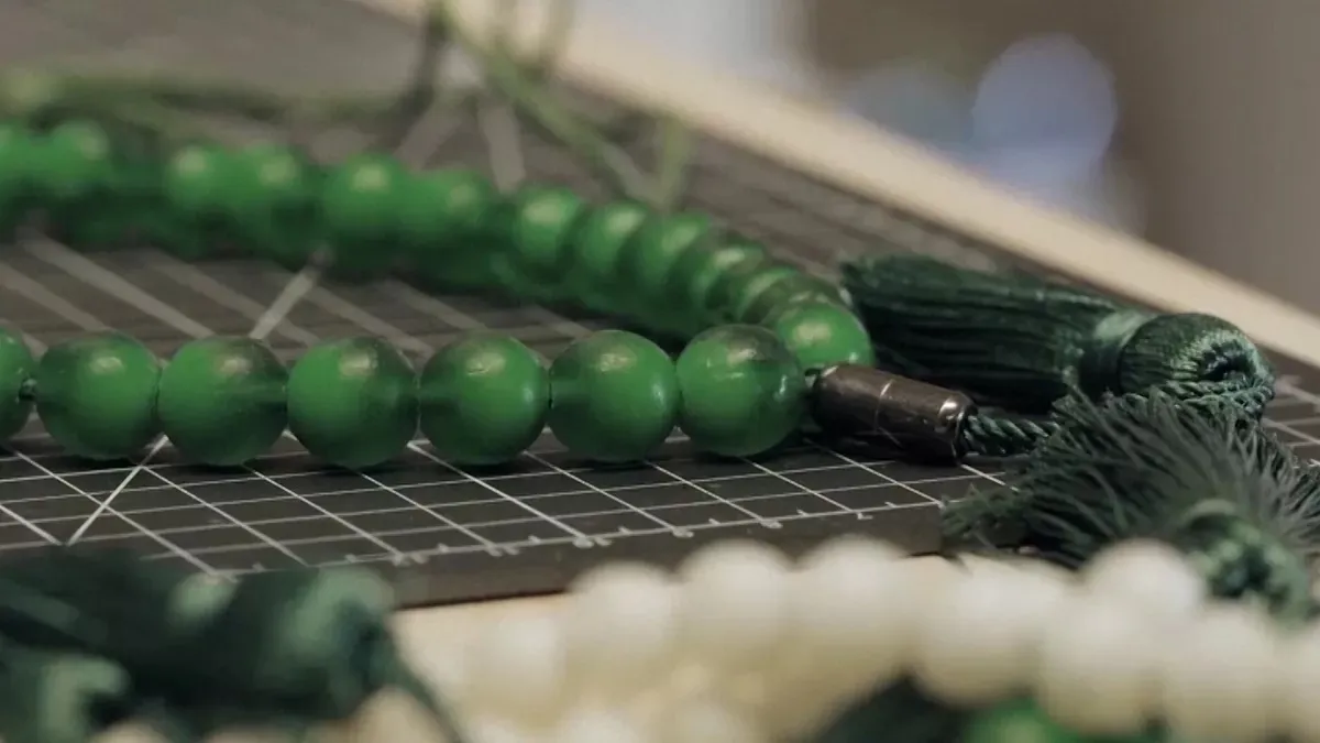 تولید تسبیح ضدعفونی‌کننده در مراسم حج