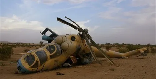 سقوط بالگرد فرمانده انتظامی استان کرمانشاه