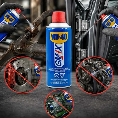 کاربردهای WD40 در خودرو و اشتباهات رایج مصرف