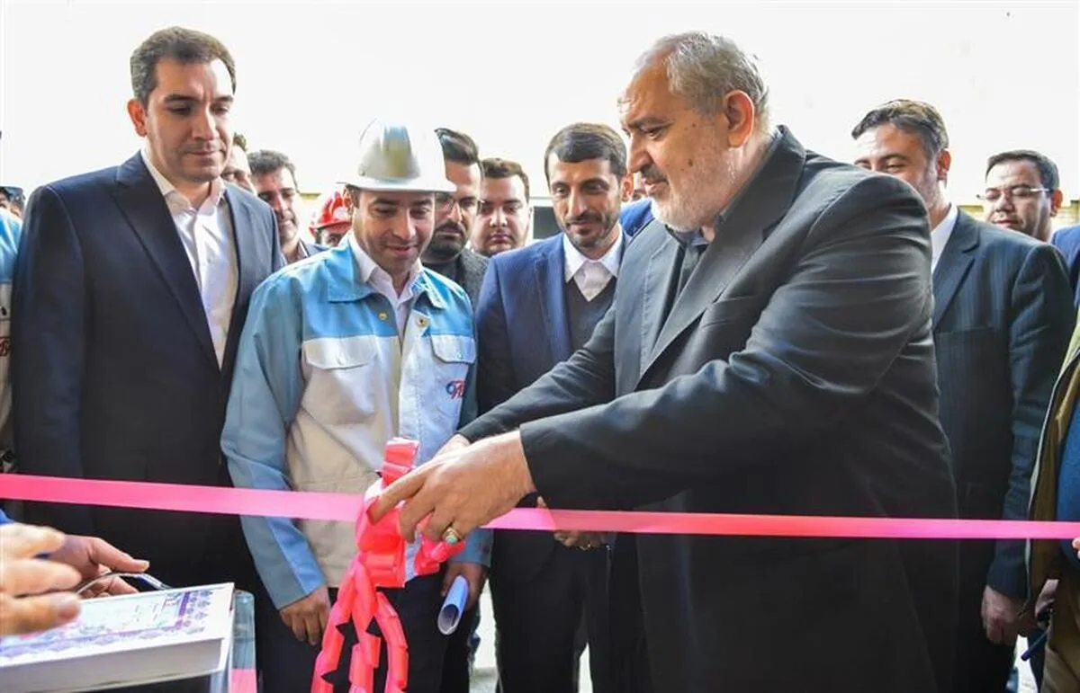 با حضور وزیر صمت دو پروژه در گروه فولاد مبارکه افتتاح و کلنگ‌زنی شد