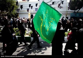 تصاویر پیاده روی جاماندگان اربعین در تهران