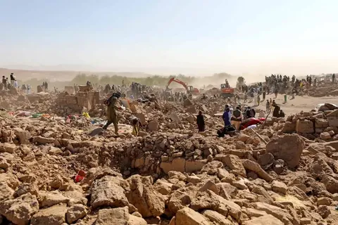 آمار عجیب قربانیان زلزله افغانستان
