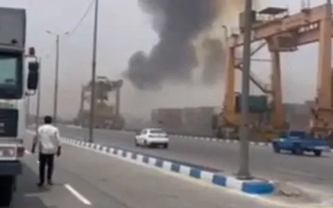 انفجار در بندر شهید رجایی بندرعباس