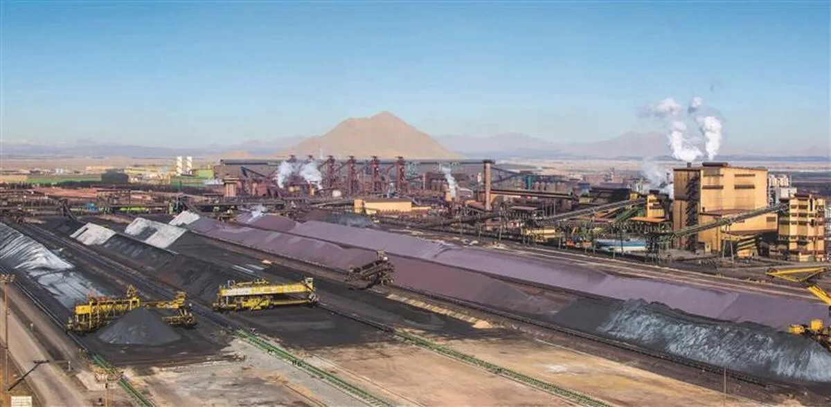 کسب رکورد ماهانه تولید آهن اسفنجی در واحد‌های احیا مستقیم فولاد مبارکه